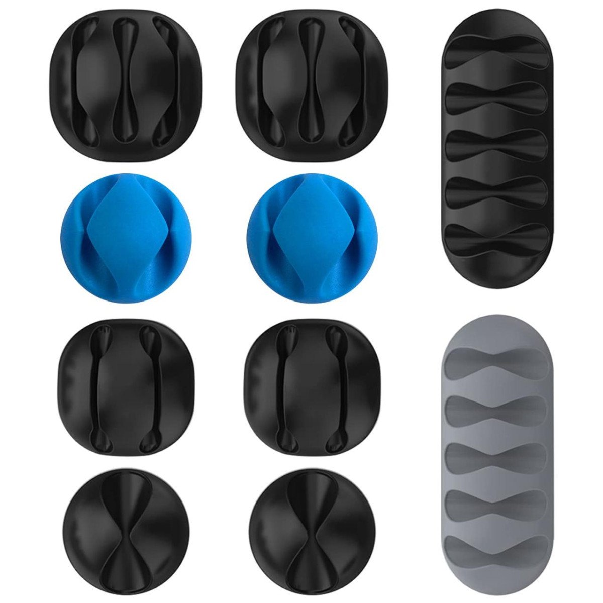 Gizga Essentials Cable Organizer Holder Clips