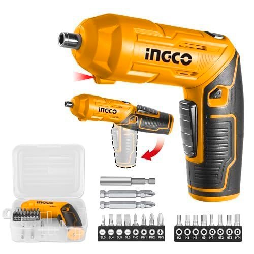 Ingco 4v Electric Cordless Screwdriver Rechargeabl