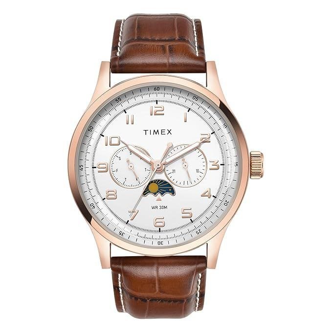 726timex Analog Watch For Men With Round Dial