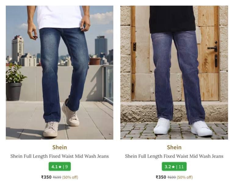 SHEIN Jeans from ₹300



More Details 👉 

📢 Join WhatsApp Deals


#DealsHeaven #LootDeals #BestDeals