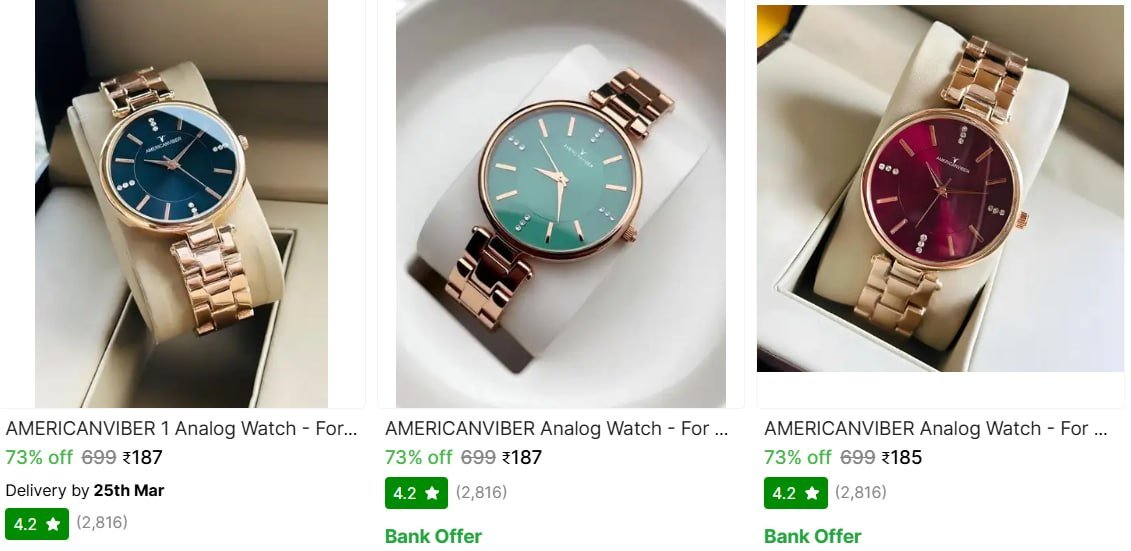 🔥  Analog Watch From ₹185

🔗 

More Details 👉 

📢 Join WhatsApp Deals


#DealsHeaven #LootDeals #BestDeals