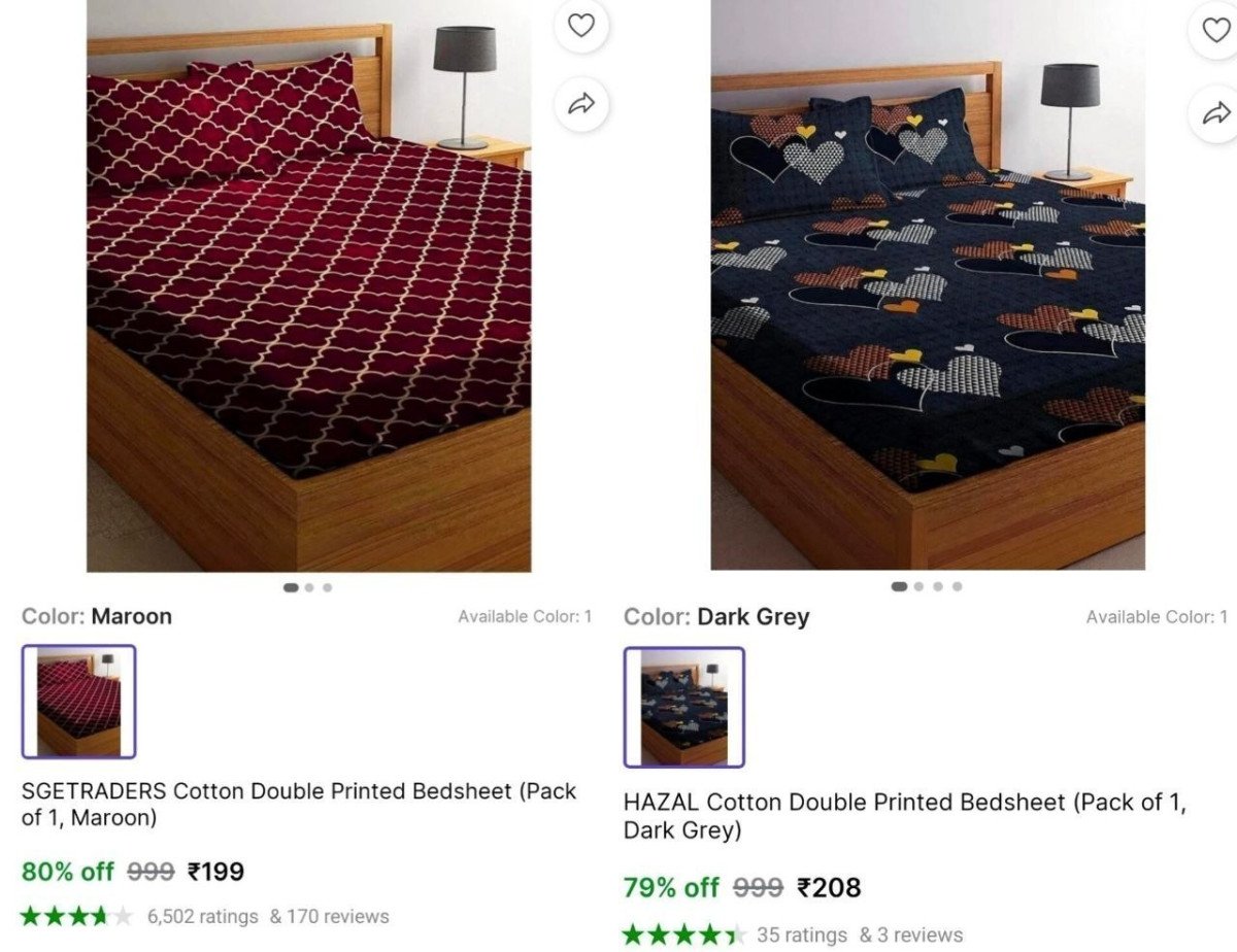 🔥  Double Bedsheet with 2 Pillow Cover

🔗 
🔗 

More Details 👉 

📢 Join WhatsApp Deals


#DealsHeaven #LootDeals #BestDeals