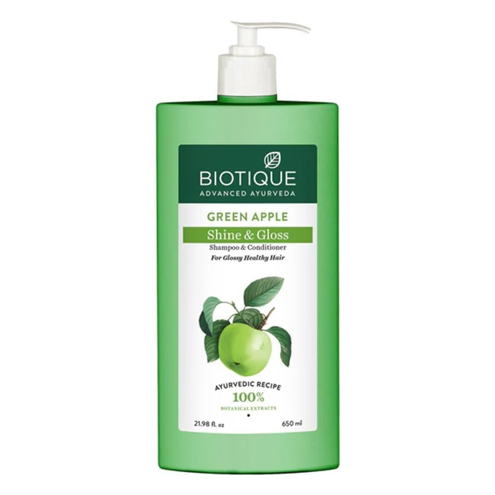 Biotique Green Apple Shine Gloss Shampoo Cond