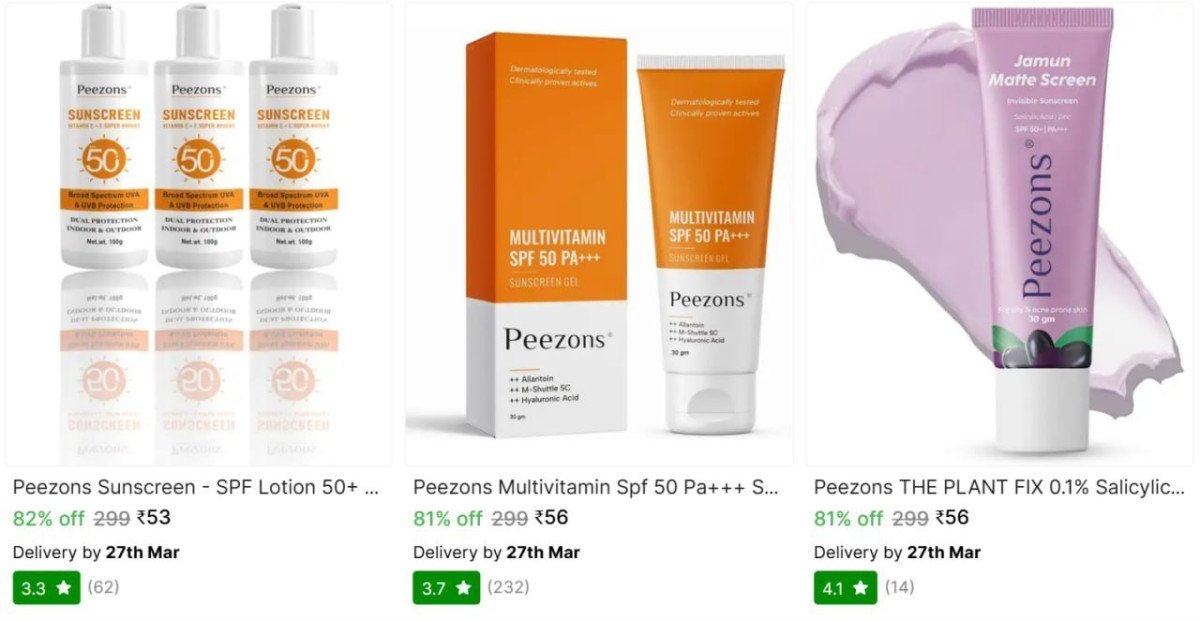 Sunscreen From Starts @ ₹53



More Details 👉 

📢 Jo