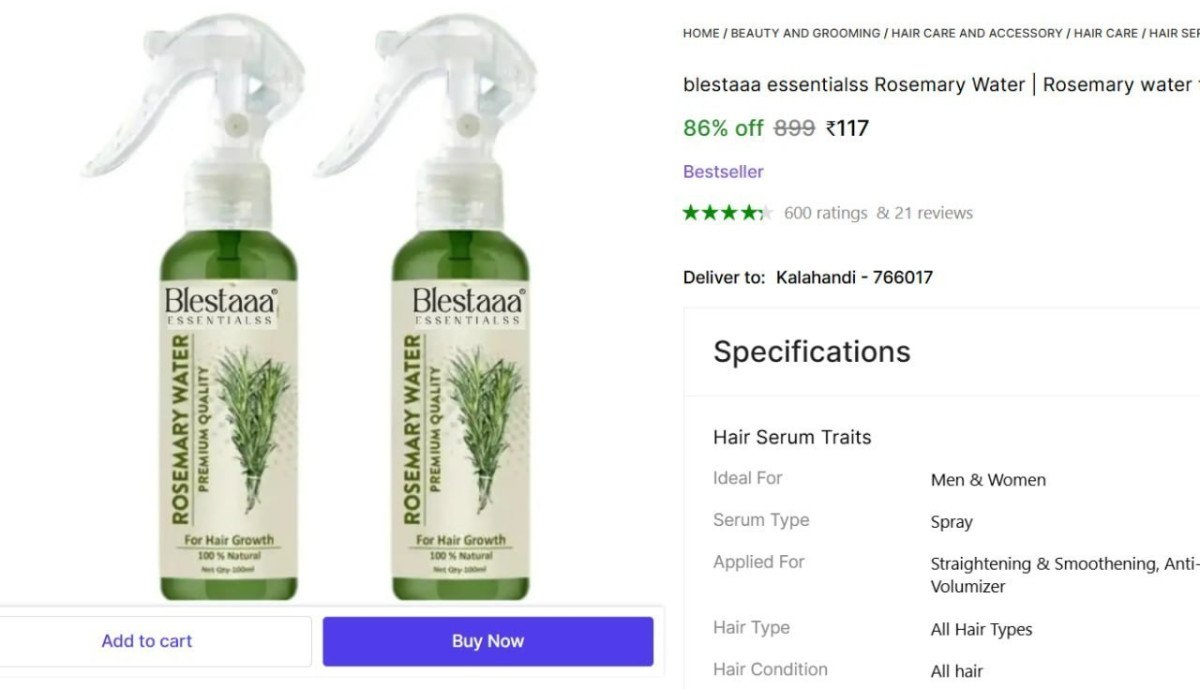 🔥  Pack of 2 Rosemary Water @ ₹117

🔗 

More Details 👉 

📢 Join WhatsApp Deals


#DealsHeaven #LootDeals #BestDeals