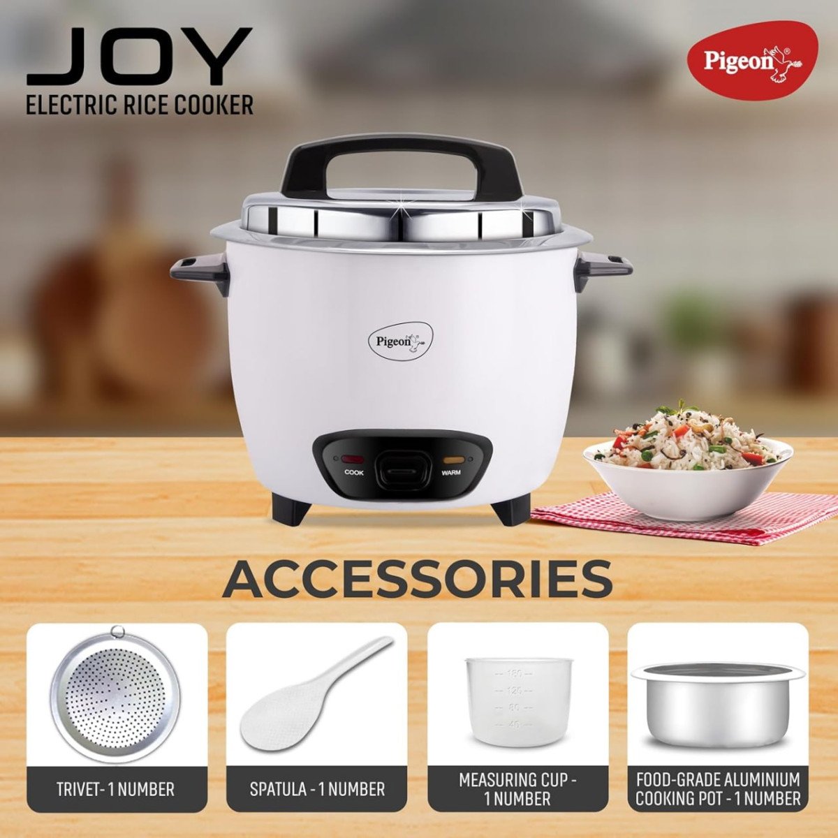 Pigeon Joy Rice Cooker 1 Liters @ 1299.



More Details 👉 

📢 Join WhatsApp Deals


#DealsHeaven #LootDeals #BestDeals