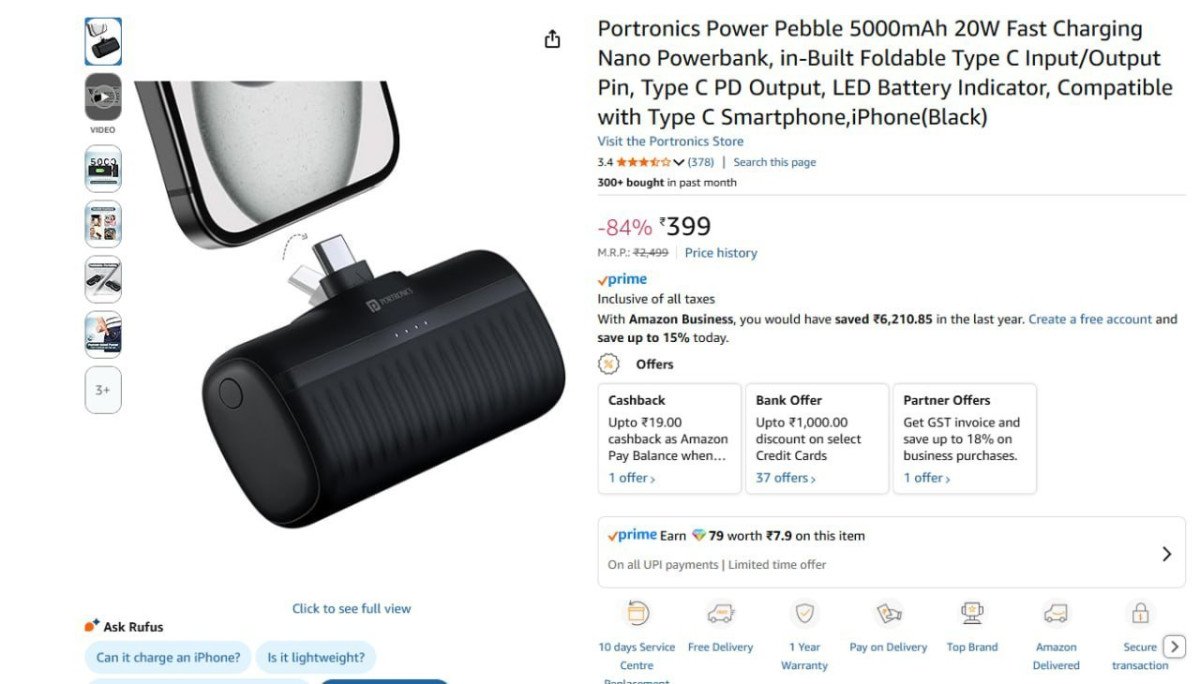 399 : 

More Details 👉 

📢 Join WhatsApp Deals


#DealsHeaven #LootDeals #BestDeals