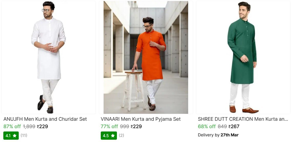 🔥  Kurta Pyjama Sets Starts From ₹229

🔗 

More Details 👉 

📢 Join WhatsApp Deals


#DealsHeaven #LootDeals #BestDeals