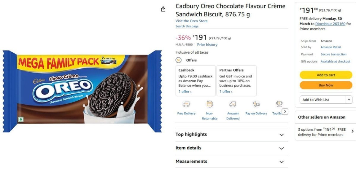 Cadbury Oreo Chocolate Biscuit 876 gm @191.



More Details 👉 

📢 Join WhatsApp Deals


#DealsHeaven #LootDeals #BestDeals