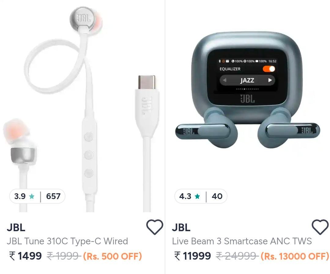 Myntra | 🔥Jbl Upto 50% off

⚡

🔥Boat audio at 15% off

⚡

More Details 👉 

📢 Join WhatsApp Deals


#DealsHeaven #LootDeals #BestDeals