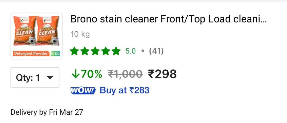 LOOT ₹298 : 

*Buy Max

More Details 👉 

📢 Join WhatsApp Deals


#DealsHeaven #LootDeals #BestDeals