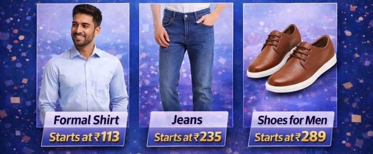 🔥  Shopsy Loot Men Wear 

Formal Shirt Starts From ₹113
🔗 

Jeans Starts From ₹235
🔗 

Shoes for Men Starts From ₹289
🔗 

Sort Low To High
Check Min Buy Qnty

More Details 👉 
...