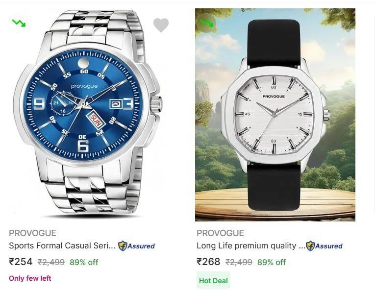 Flipkart | Provogue Watches From @254

🔗 

More Details 👉 

📢 Join WhatsApp Deals


#DealsHeaven #LootDeals #BestDeals