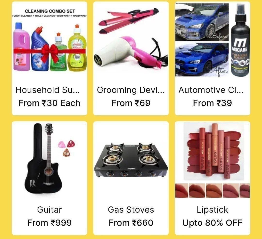 SHOPSY Jhatpat Deals [ 30 Min Only]

👉 

Buy Anything At Highest Discounted price.

*Search Product & Apply Sort With Price Low to High

More Details 👉 

📢 Join WhatsApp Deals


#DealsHeaven ...