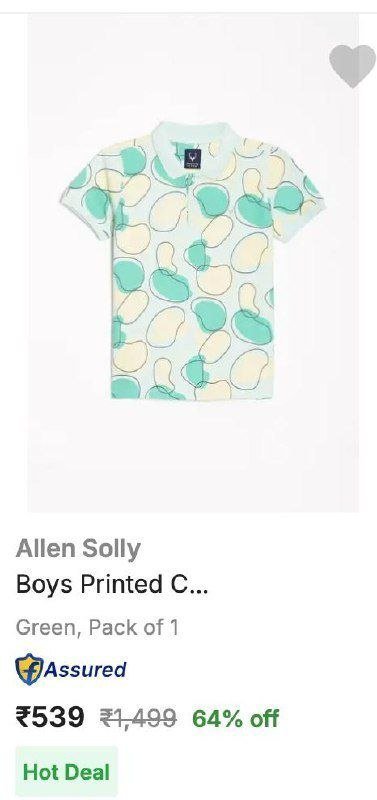 Flipkart | Kids' Summer Branded Picks Min 70% Off  (3 Hours only)
‌
Allen Solly :   
‌U S Polo :   
UCB :   
‌Pepe Jeans :   
Killer :   
Urbano Juniors :   

More Details 👉 

📢 Join Whats...