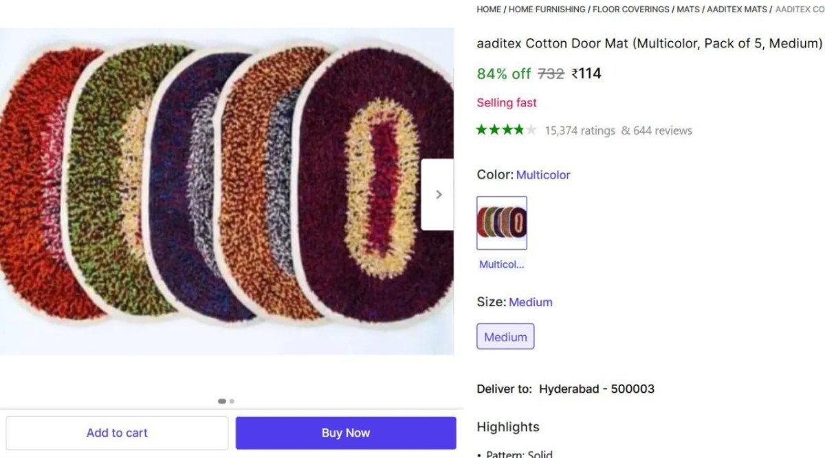 Pack Of 5 Door Mat @ ₹114



More Details 👉 

📢 Join WhatsApp Deals


#DealsHeaven #LootDeals #BestDeals