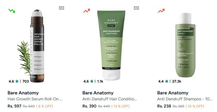 Myntra | Chemist At Play & Bare Anatomy

B1G1 + 20%



More Details 👉 

📢 Join WhatsApp Deals


#DealsHeaven #LootDeals #BestDeals