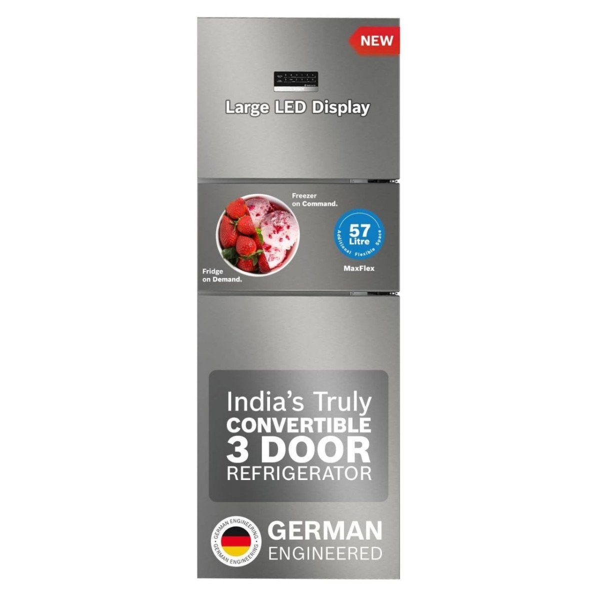 🔥🔥Bosch MaxFlex Convert 302L 3 Star Inverter Frost Free Triple Door Refrigerator

🎁 Deal Price : ₹24,990

Buy Here : 

💥 Bank Offer : ₹9,000 Off With AXIS Credit Card EMI Txn

More Det...