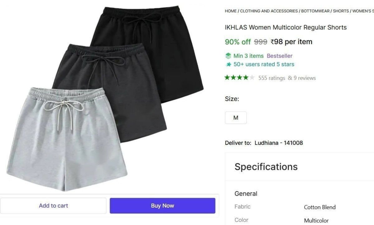 Women Multicolor Regular Shorts @ ₹98

👉 

*Min Buy 3 Items

More Details 👉 

📢 Join WhatsApp Deals


#DealsHeaven #LootDeals #BestDeals
