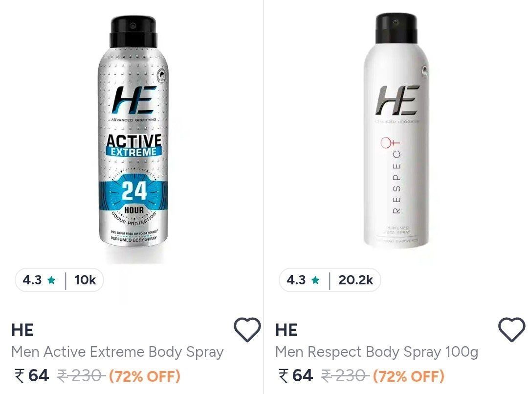 🔥HE Deo @₹64

➡️

More Details 👉 

📢 Join WhatsApp Deals


#DealsHeaven #LootDeals #BestDeals
