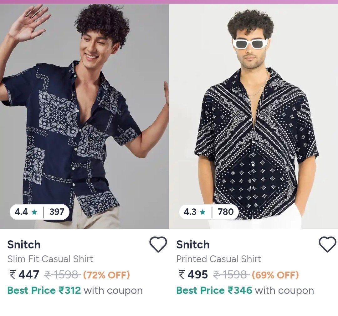 Snitch Shirts from ₹447


More Details 👉 

📢 Join WhatsApp Deals


#DealsHeaven #LootDeals #BestDeals