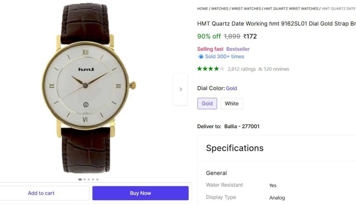🔥  HMT Analog Watch For Men @ ₹172

🔗 
🔗 

More Details 👉 

📢 Join WhatsApp Deals


#DealsHeaven #LootDeals #BestDeals