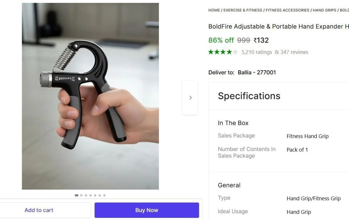 🔥  Boldfire Hand Gripper @ ₹103

🔗 

🔗 

More Details 👉 

📢 Join WhatsApp Deals


#DealsHeaven #LootDeals #BestDeals