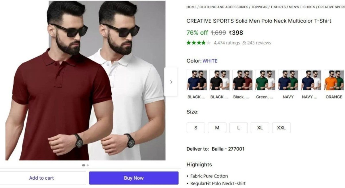 Polo T-Shirts, Pack of 2 @ ₹398

 

More Details 👉 

📢 Join WhatsApp Deals


#DealsHeaven #LootDeals #BestDeals