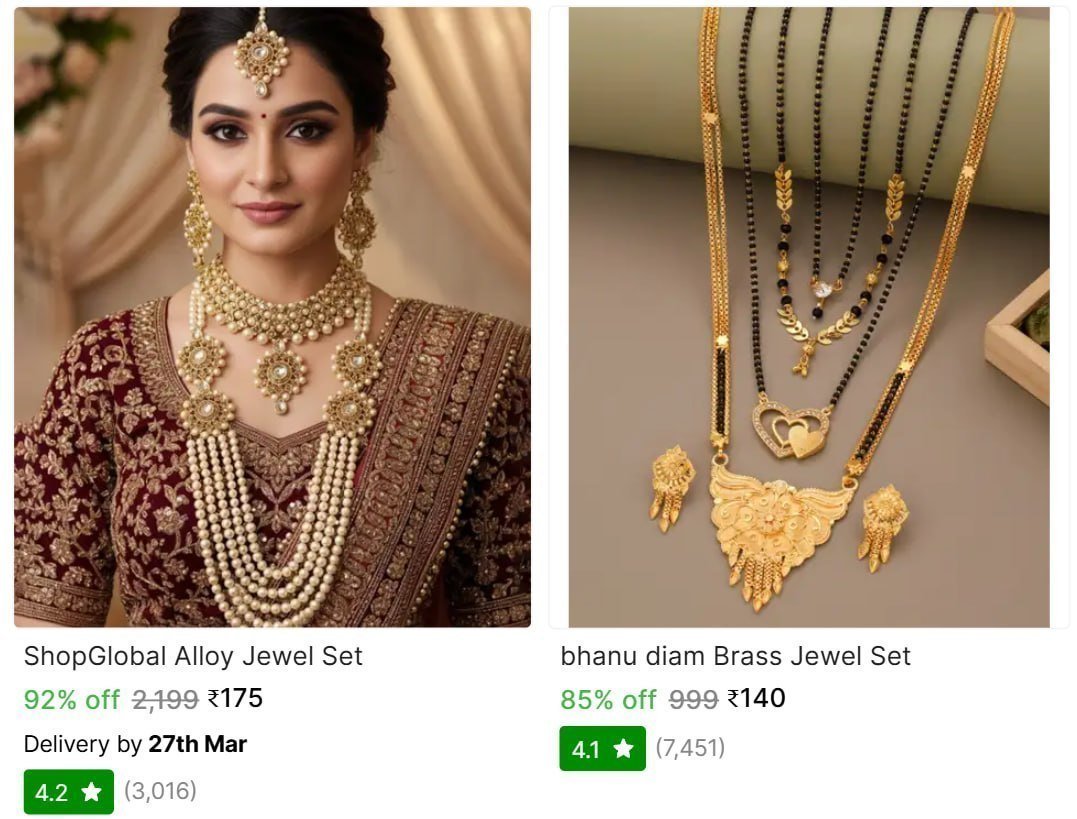 🔥  Jewellery Sets 

🔗 
🔗 

More : 🔗 

More Details 👉 

📢 Join WhatsApp Deals


#DealsHeaven #LootDeals #BestDeals