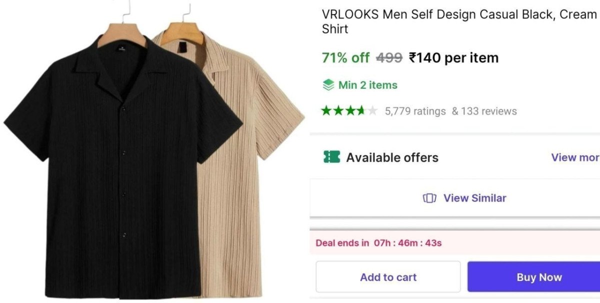 🔥  Men's Casual Shirts at ₹140

Min.2 : 🔗 

More Details 👉 

📢 Join WhatsApp Deals


#DealsHeaven #LootDeals #BestDeals