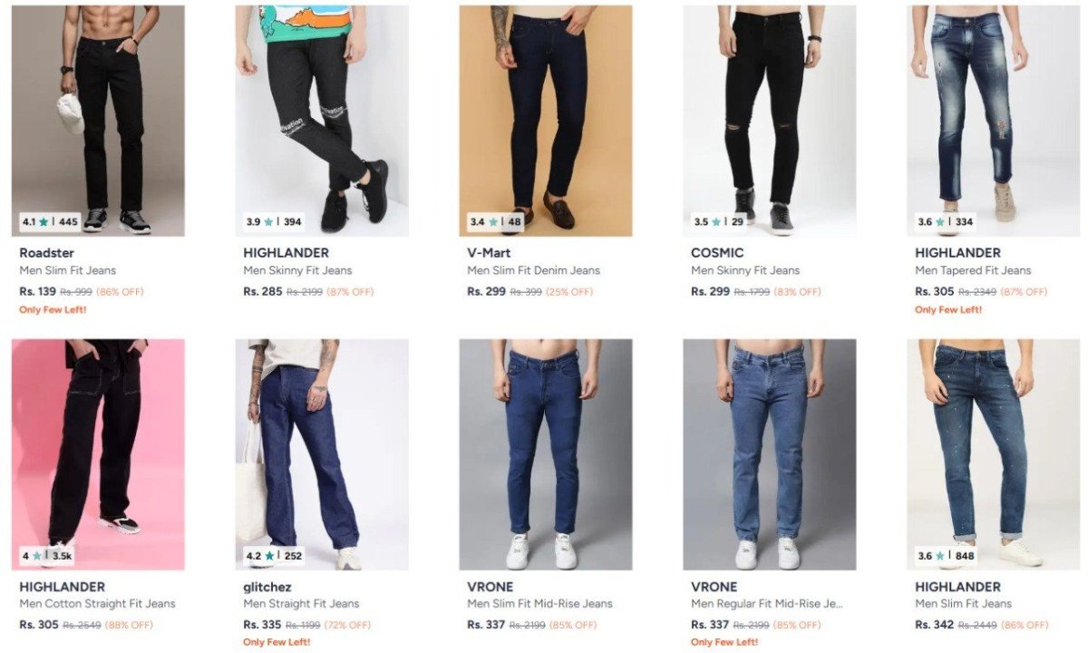 💥Myntra Loot: ⚡Men's Clothing Start @114
👉

⚡Upto 86% Off on Branded Jeans Starts @139 
👉

More Details 👉 

📢 Join WhatsApp Deals


#DealsHeaven #LootDeals #BestDeals
