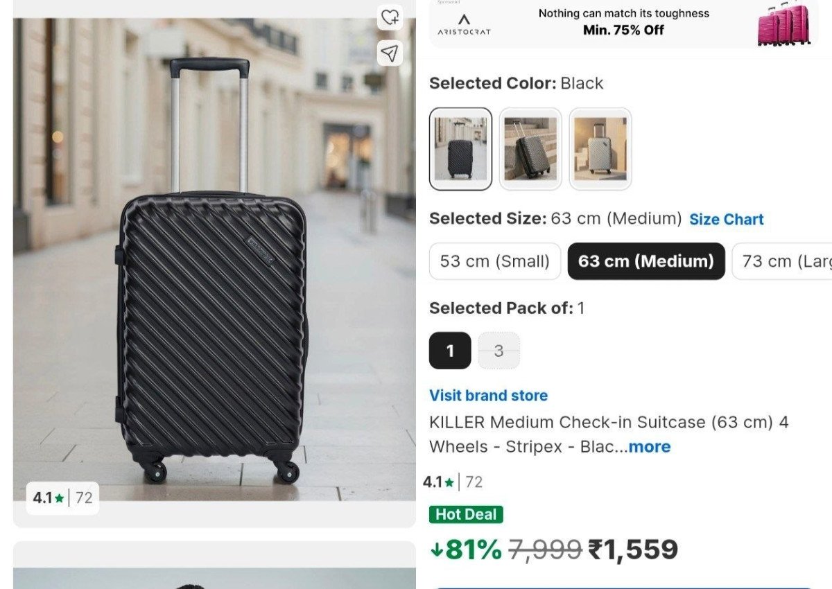 .

Grab 💥💥 
1,559₹



More Details 👉 

📢 Join WhatsApp Deals


#DealsHeaven #LootDeals #BestDeals