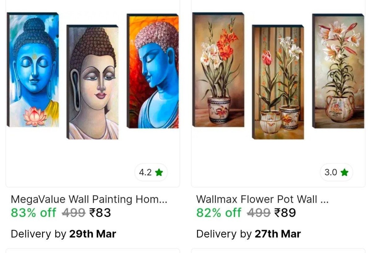 Set of 3 Paintings From ₹83



More Details 👉 

📢 Join WhatsApp Deals


#DealsHeaven #LootDeals #BestDeals