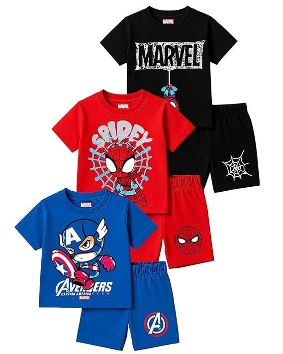 Kuchipoo Marvel Boys Regular Fit Cotton T-shirts A