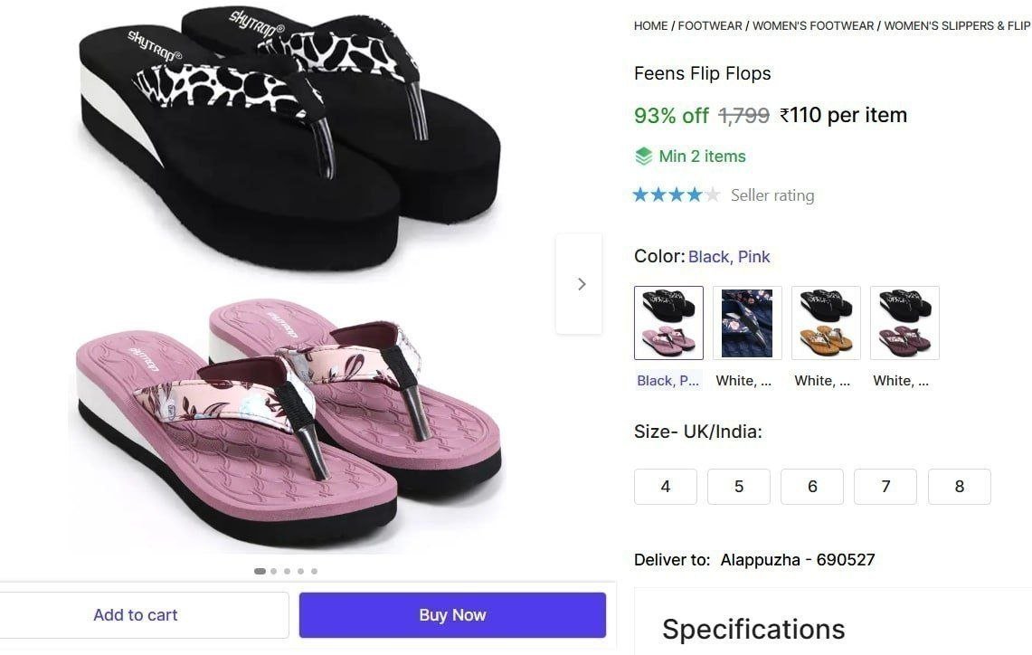 Flip Flops Slippers 110