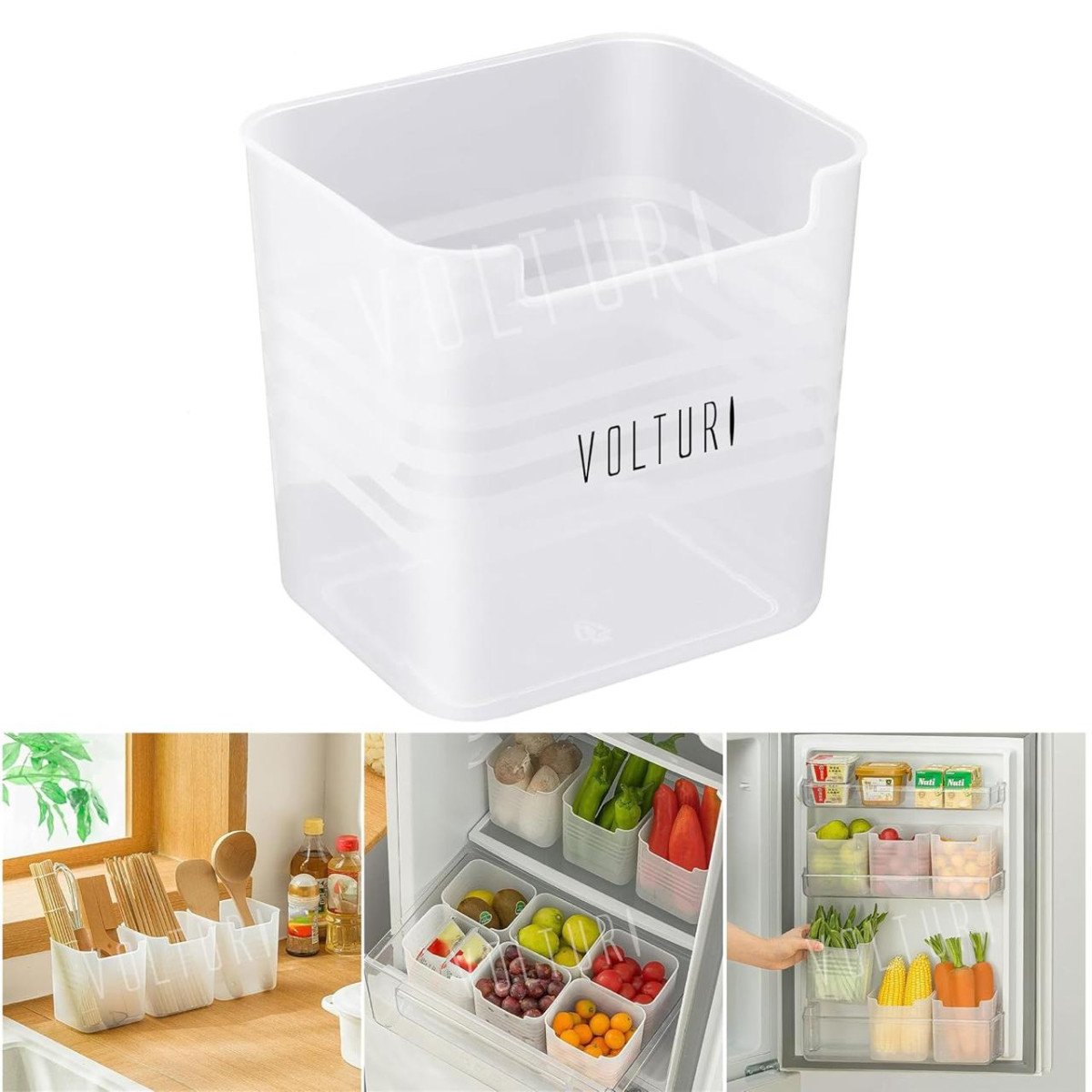 Volturi Fridge Storage Containers (pack Of 6) 299
