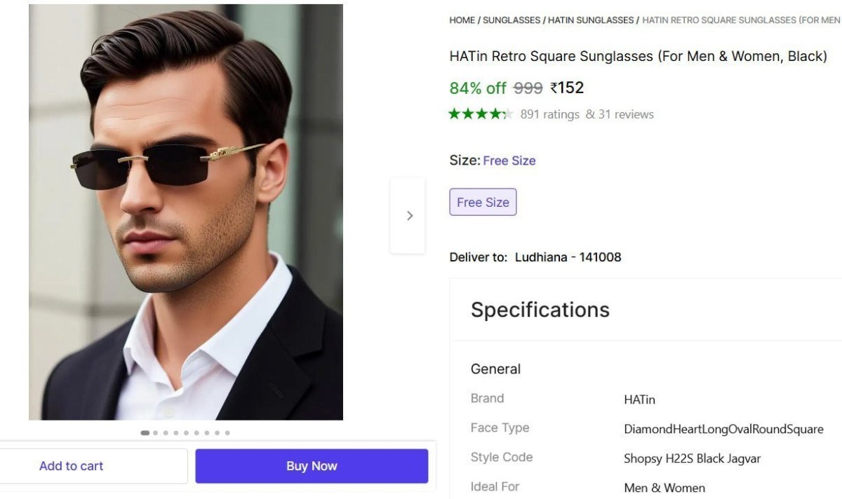 Shopsy | Retro Square Sunglasses @ ₹152



More Details 👉 

📢 Join WhatsApp Deals


#DealsHeaven #LootDeals #BestDeals