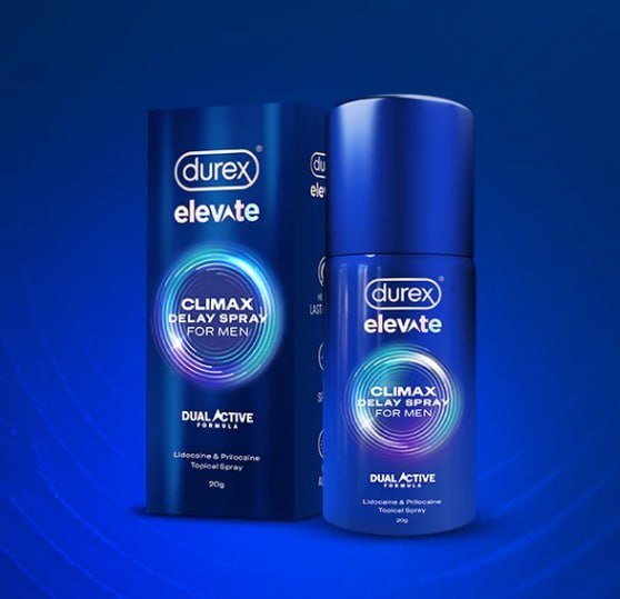 Durex Elevate Climax Delay Spray For Men Rapid Act
