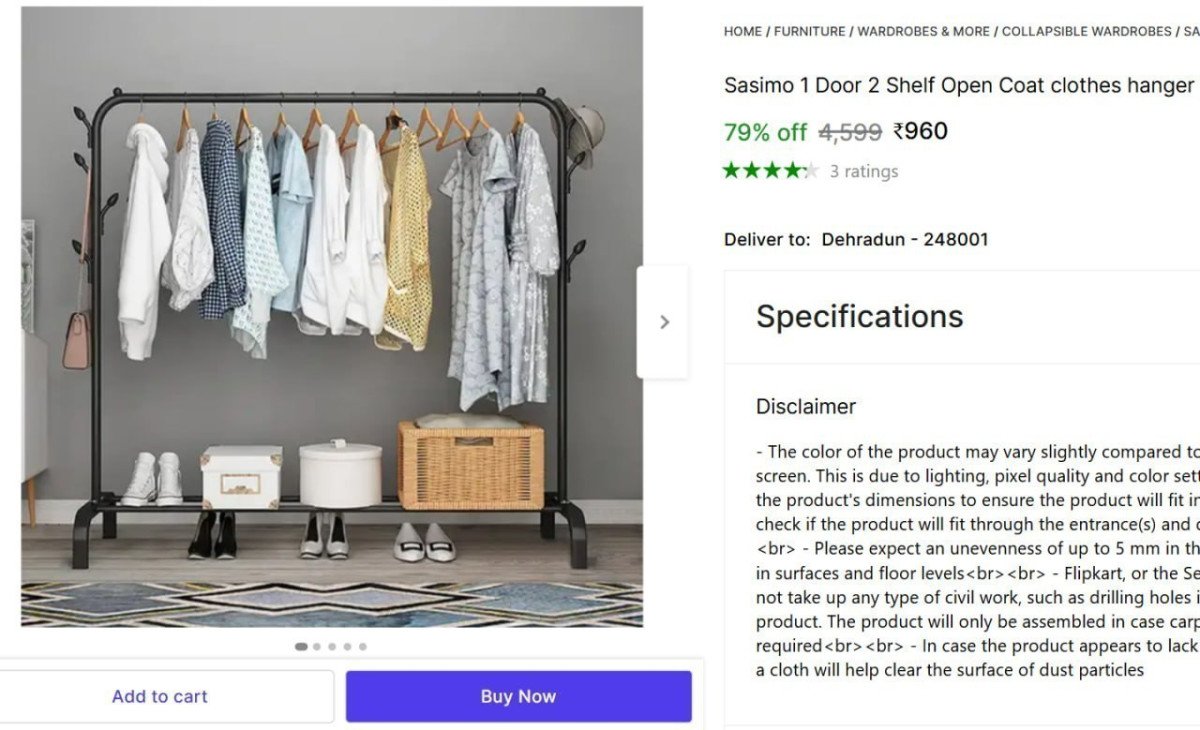 🔥  Collapsible Wardrobe Rack with Shelves @ ₹960

🔗 

More Details 👉 

📢 Join WhatsApp Deals


#DealsHeaven #LootDeals #BestDeals