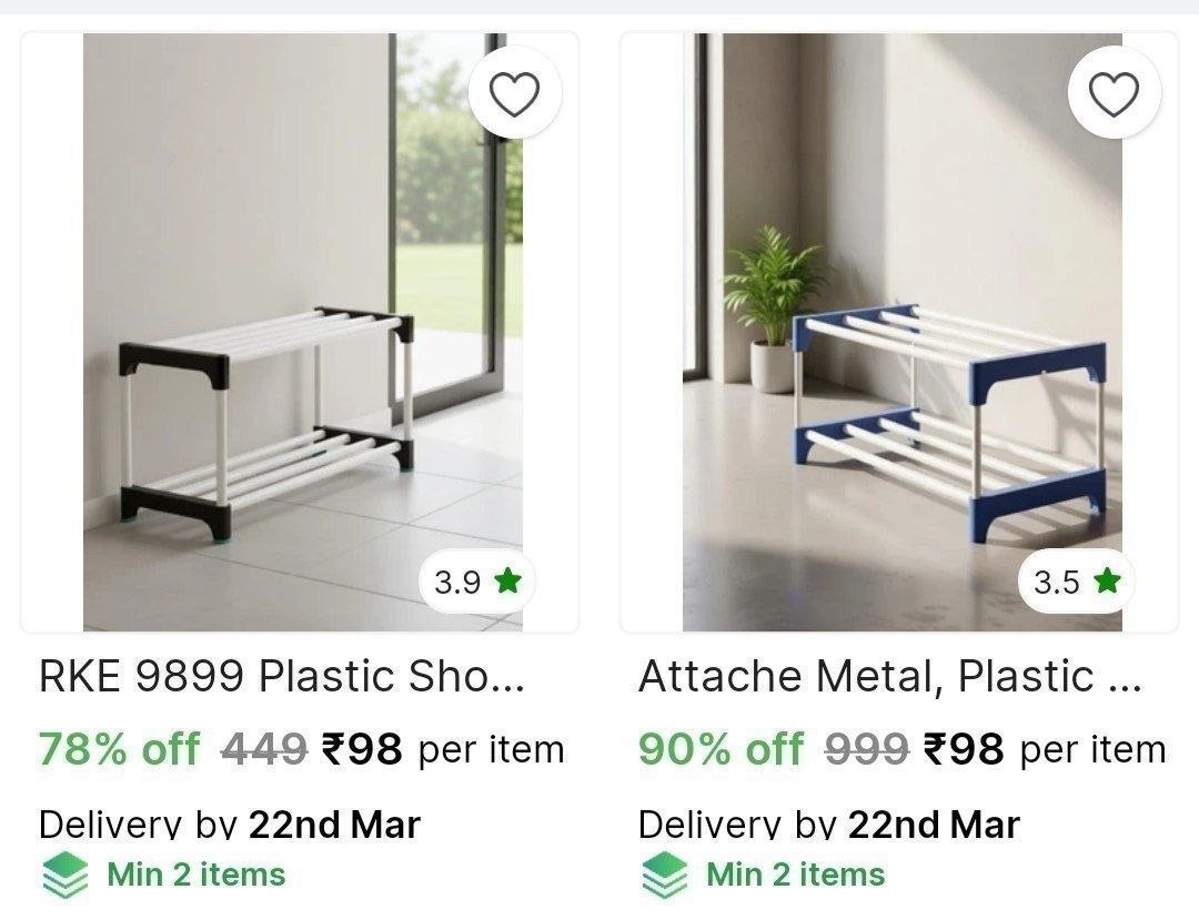 Grab : Shoe Rack From ₹98



More Details 👉 

📢 Join WhatsApp Deals


#DealsHeaven #LootDeals #BestDeals