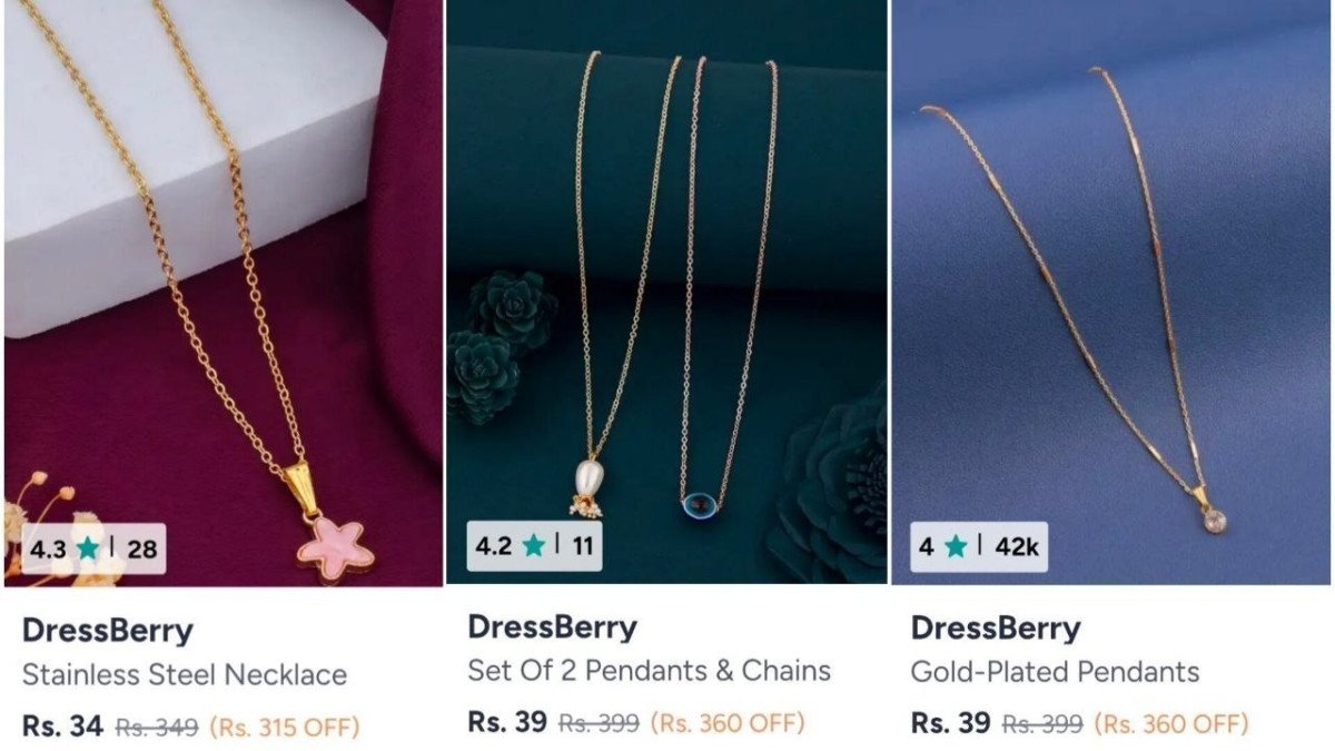 Loot : Dressberry Women's Chain with Pendant From ₹34 More Details Join WhatsApp Deals #DealsHeaven #LootDeals #BestDeals