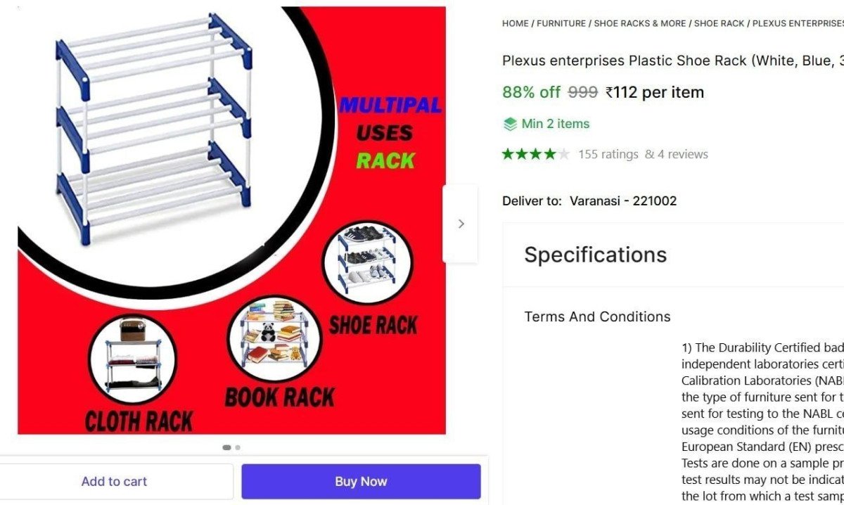 3 Shelves Shoe Rack @ ₹112 



Min Buy 2 Qnty...

More Details 👉 

📢 Join WhatsApp Deals


#DealsHeaven #LootDeals #BestDeals