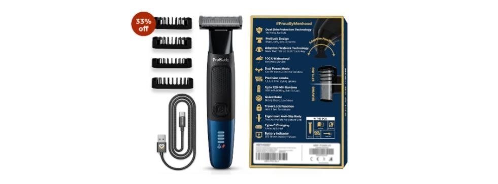 💥GRAB : Menhood ProBlade 3-in-1 Hybrid Waterproof Trimmer Shaver 

💰Deal @ Rs.1299🔥.  ❌Reg @ 1699

✅Apply ₹700 Off Coupon

🔗

More Details 👉 

📢 Join WhatsApp Deals


#DealsHea...