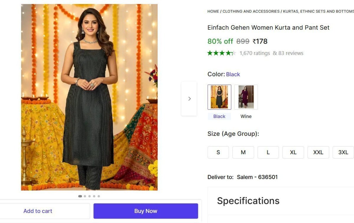 🔥  Women Kurta and Pant Set @ ₹178

🔗 

More Details 👉 

📢 Join WhatsApp Deals


#DealsHeaven #LootDeals #BestDeals