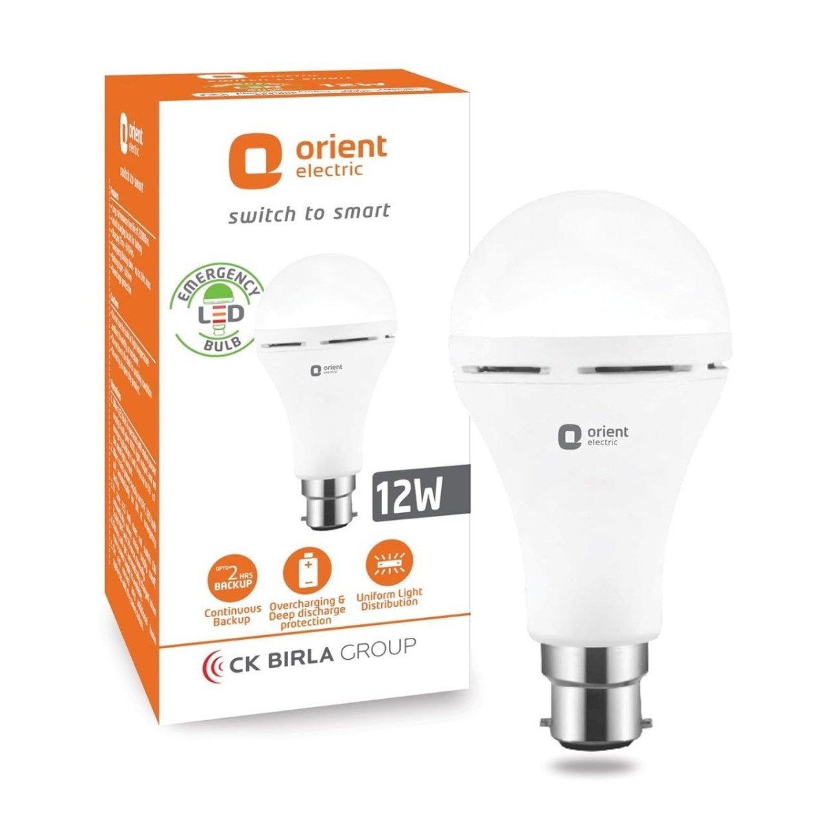 Orient 12w Emergency Led Bulb 255