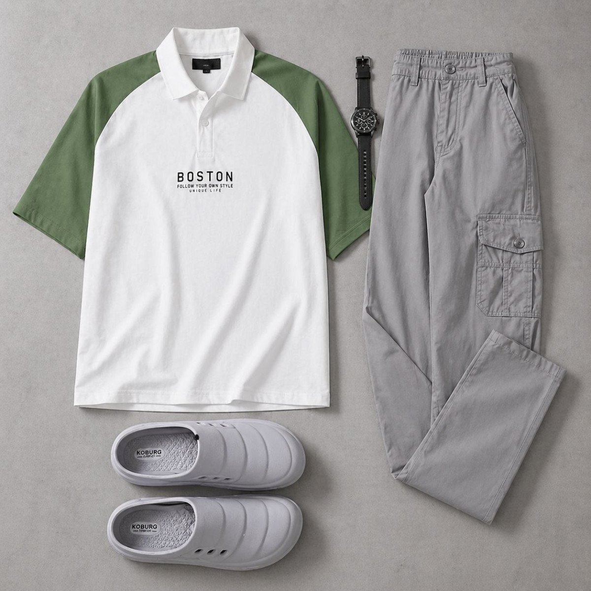 T Shirt 582cargos 789clogs 389