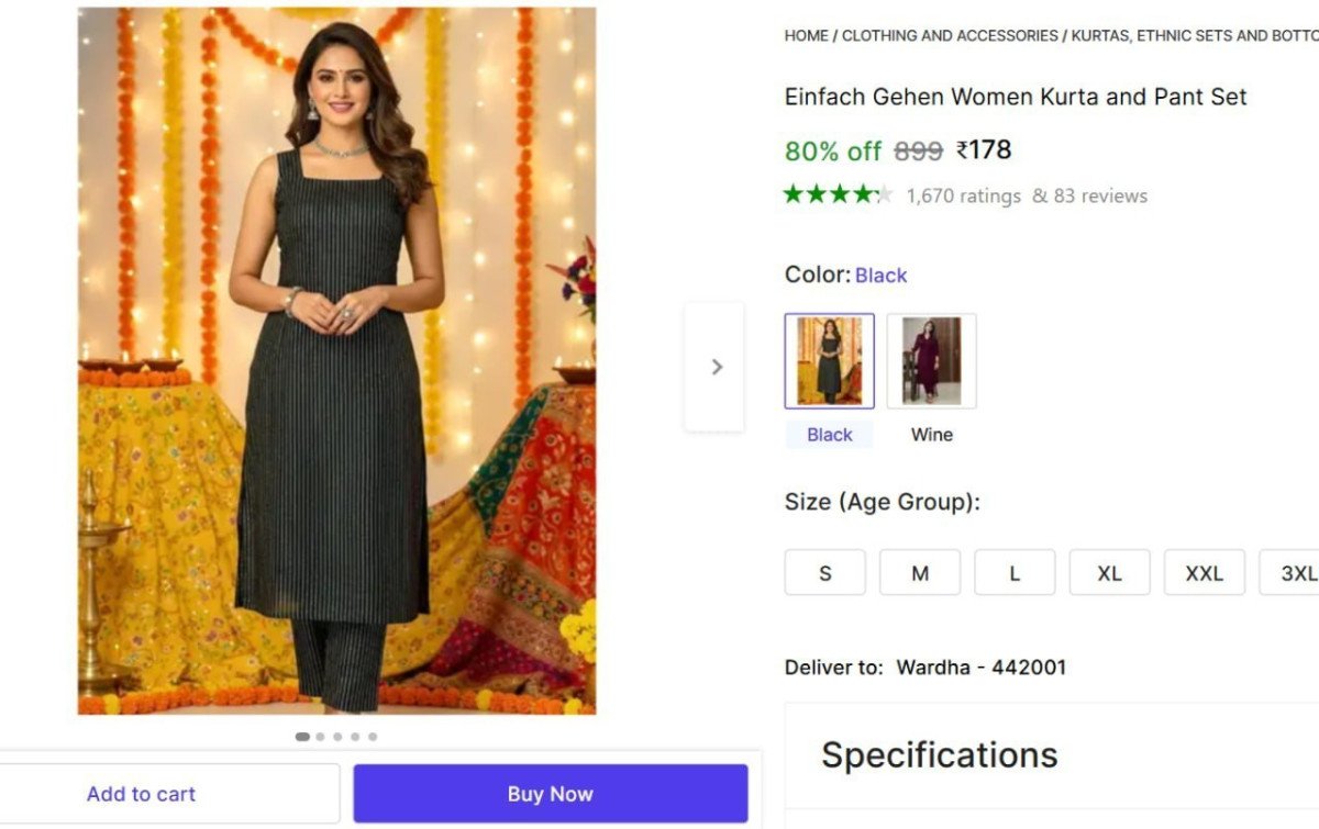Women Kurta and Pant Set @ ₹178



More Details 👉 

📢 Join WhatsApp Deals


#DealsHeaven #LootDeals #BestDeals