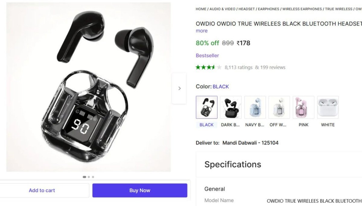 🔥  OWDIO TWS Earbuds @ ₹178

🔗 

More Details 👉 

📢 Join WhatsApp Deals


#DealsHeaven #LootDeals #BestDeals