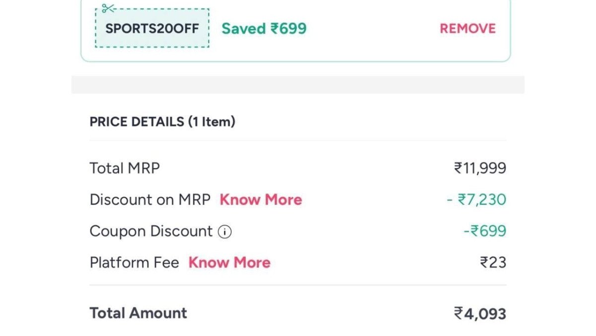 💥URBAN TERRAIN 24T Mountain Bike

💰Deal @ 4093🔥 effective 

🔗

✅Apply Coupon : SPORTS20Off

Master Link : 

More Details 👉 

📢 Join WhatsApp Deals


#DealsHeaven #LootDeals #BestDe...