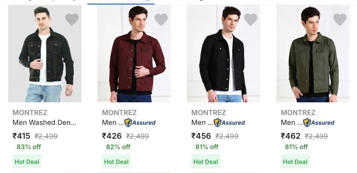 Grab Men S Jackets Starts From 415 -